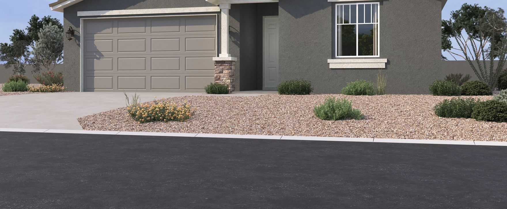 Exterior:Exterior elevation rendering