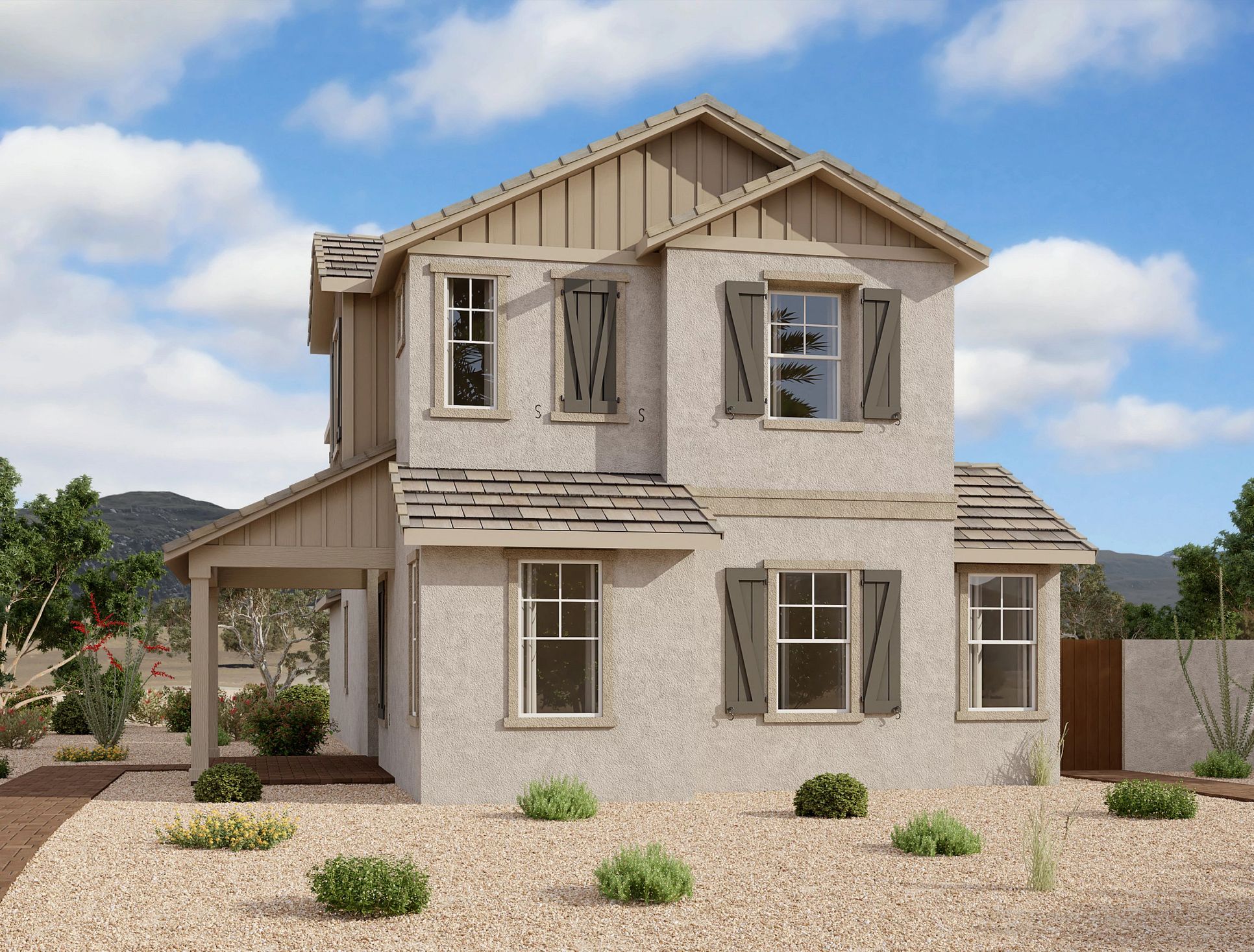 Exterior:Exterior elevation rendering