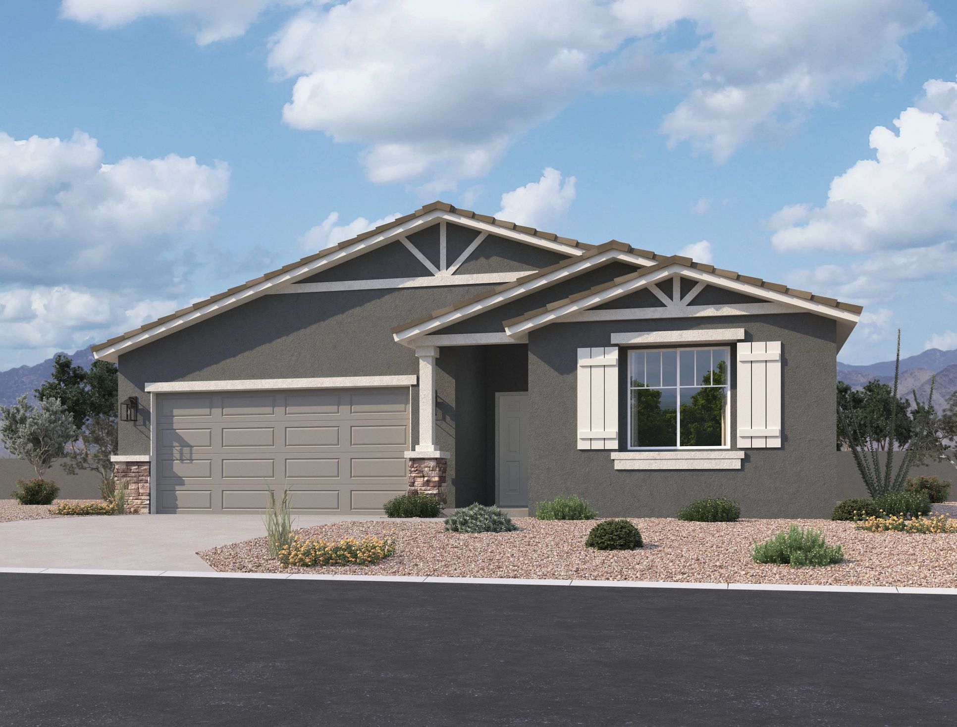 Exterior:Exterior elevation rendering