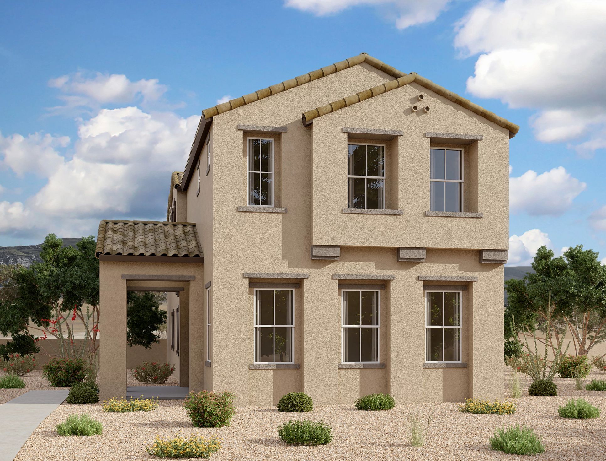Exterior:Exterior elevation rendering