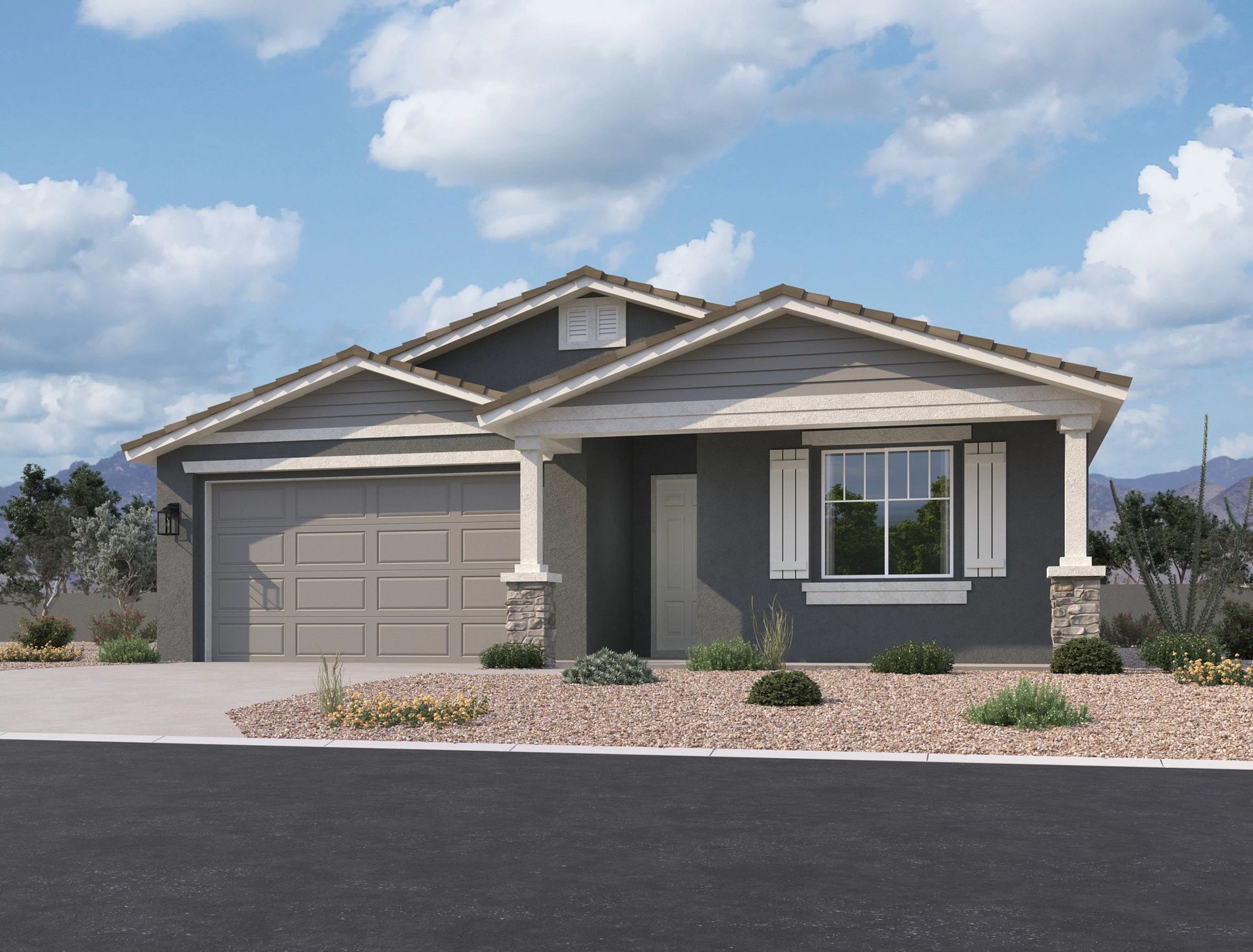 Exterior:Exterior elevation rendering