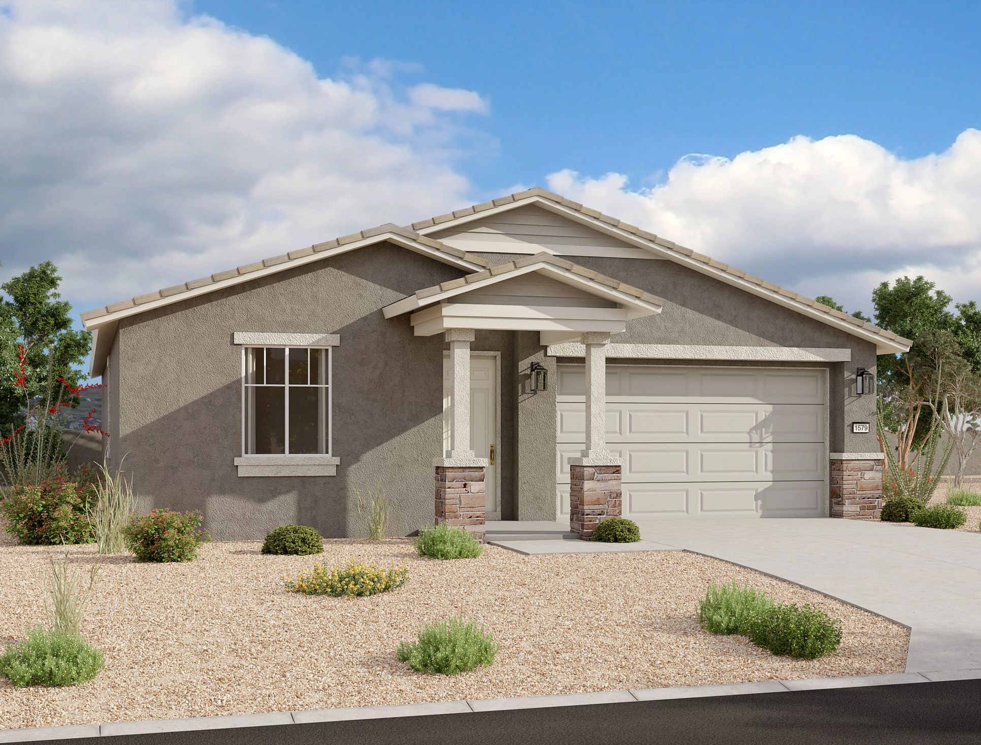 Exterior:Exterior elevation rendering