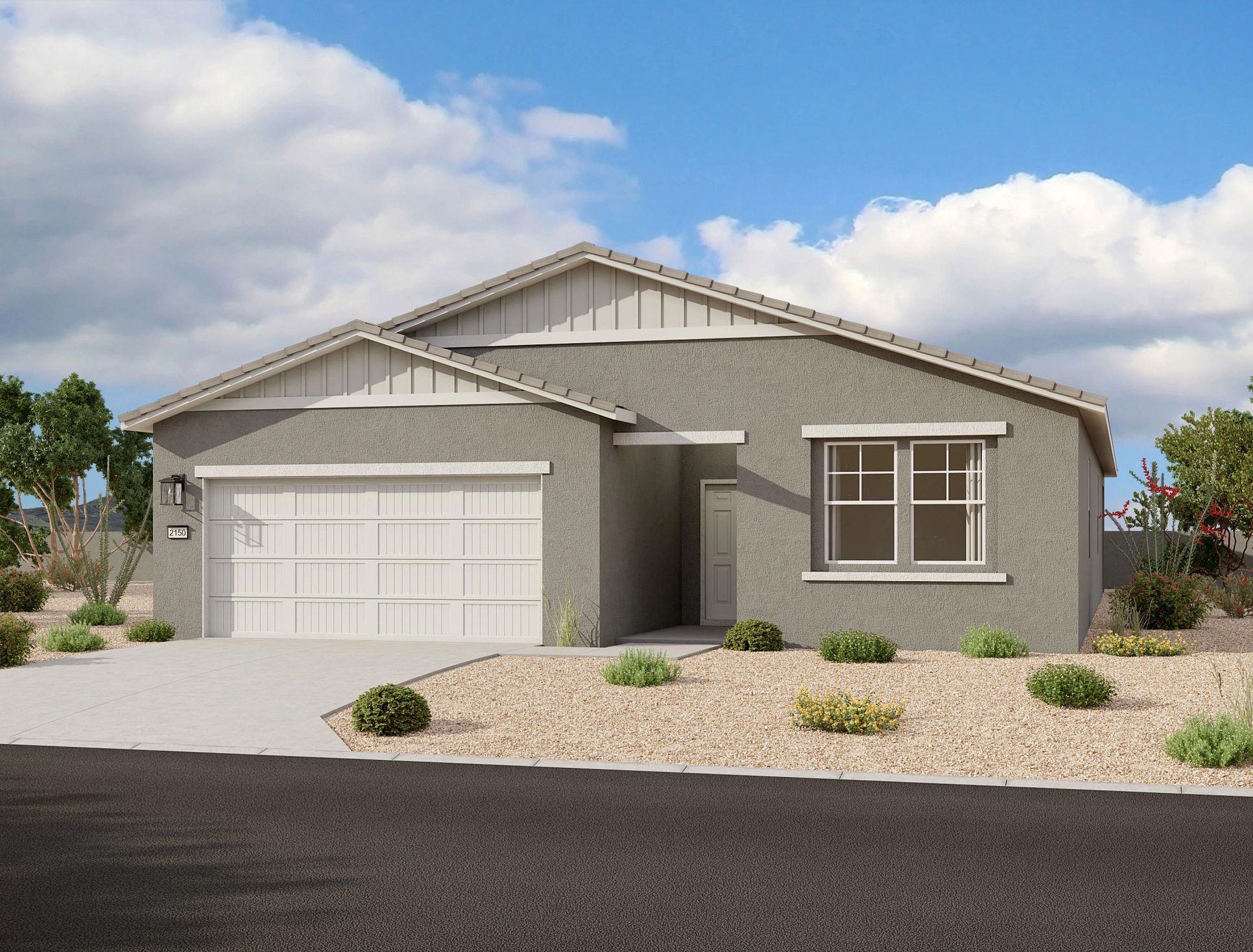 Exterior:Front Elevation Rendering