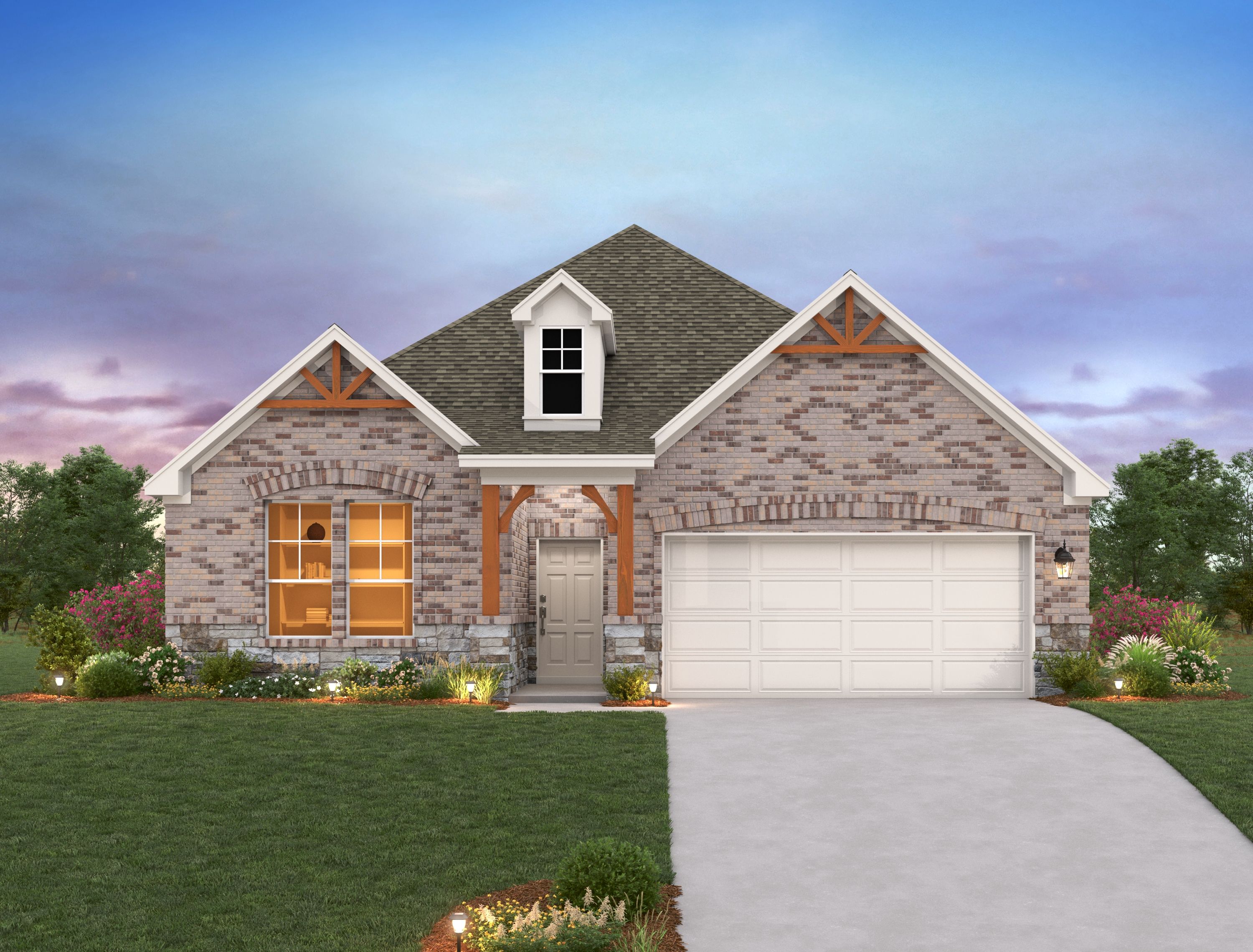 Exterior:Berry Creek Highlands - Manchester II Elevation Image 1