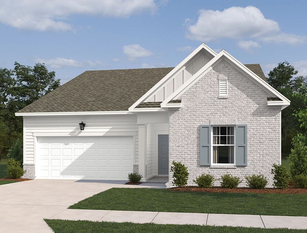 Exterior:Cedars of Cane Ridge | 55+ Community - Hawking II Elevation Image 1