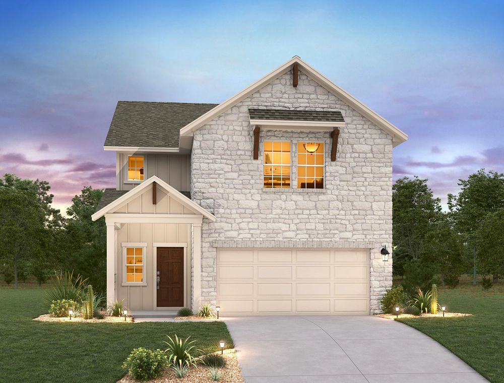 Exterior:Cannon Ranch - Conroe Elevation Image 1