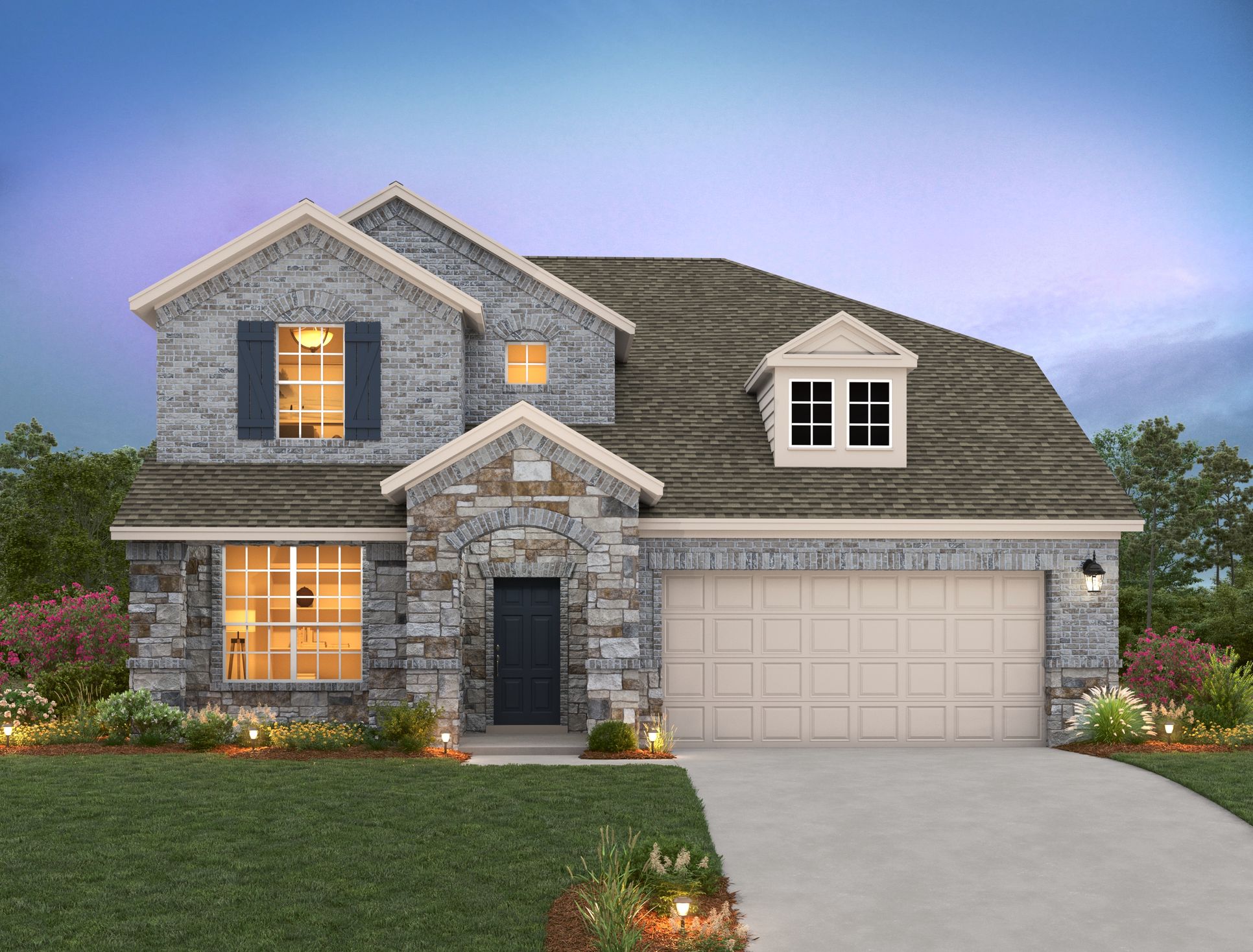 Exterior:Berry Creek Highlands - Thornton Elevation Image 1