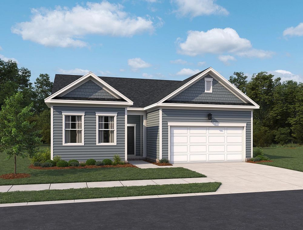 Exterior:Cedars at Cane Ridge | 55+ Active Adult - Canyon II Elevation Image 1