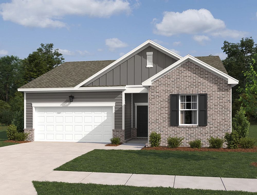 Exterior:Cedars at Cane Ridge | 55+ Community - Equinox II Elevation Image 1