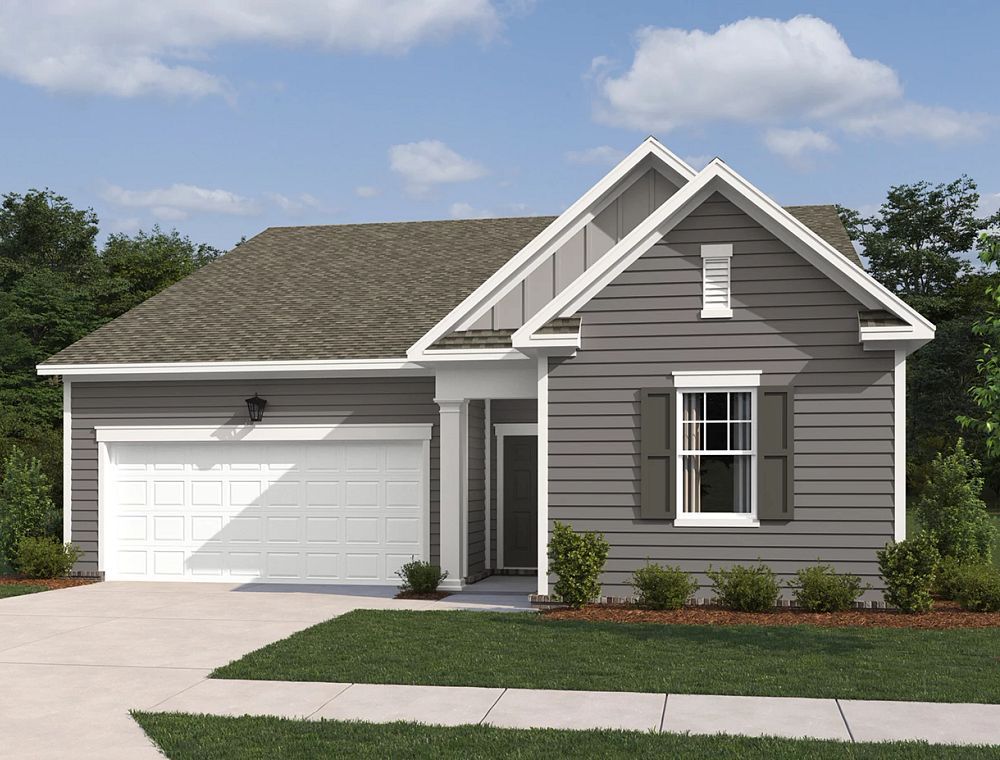 Exterior:Cedars at Cane Ridge | 55+ Active Adult - Hawking II Elevation Image 1