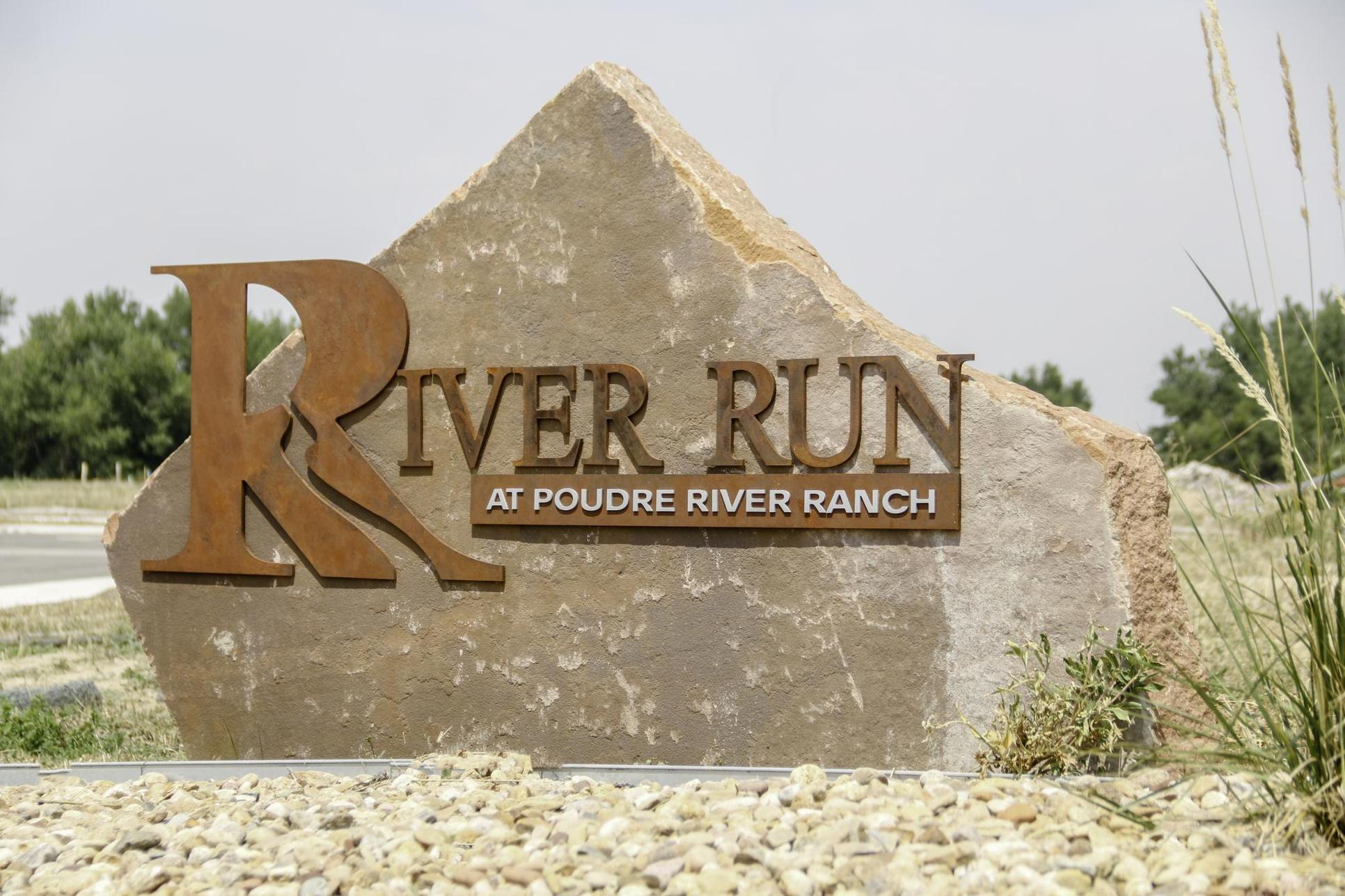 River Run Community Sign