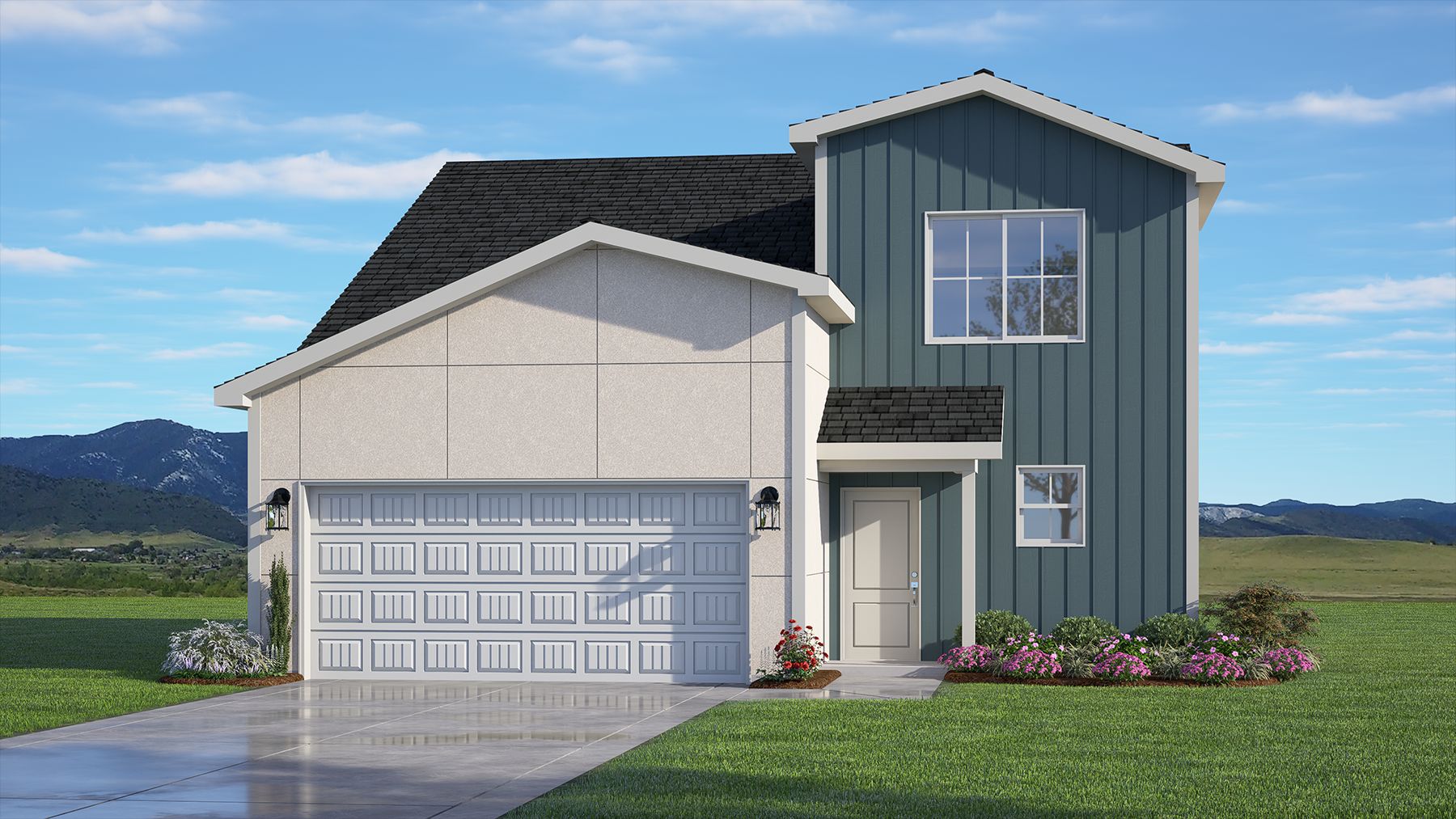 Rendering of 504 - Lindon Contemporary Exterior:504 - Lindon Contemporary Exterior Rendering