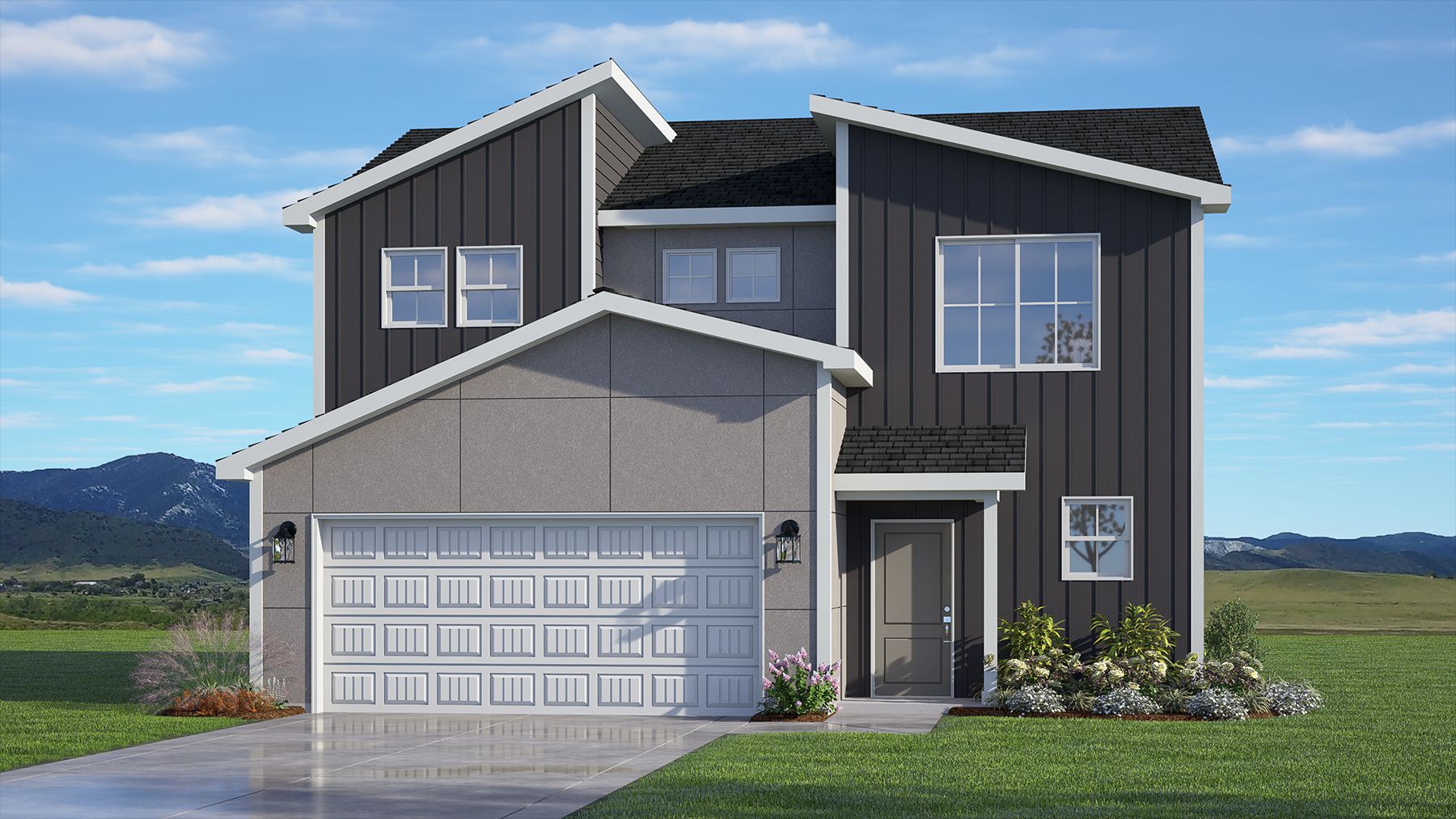 Rendering of 505 - Weston: Contemporary Exterior:505 - Weston (Contemporary)