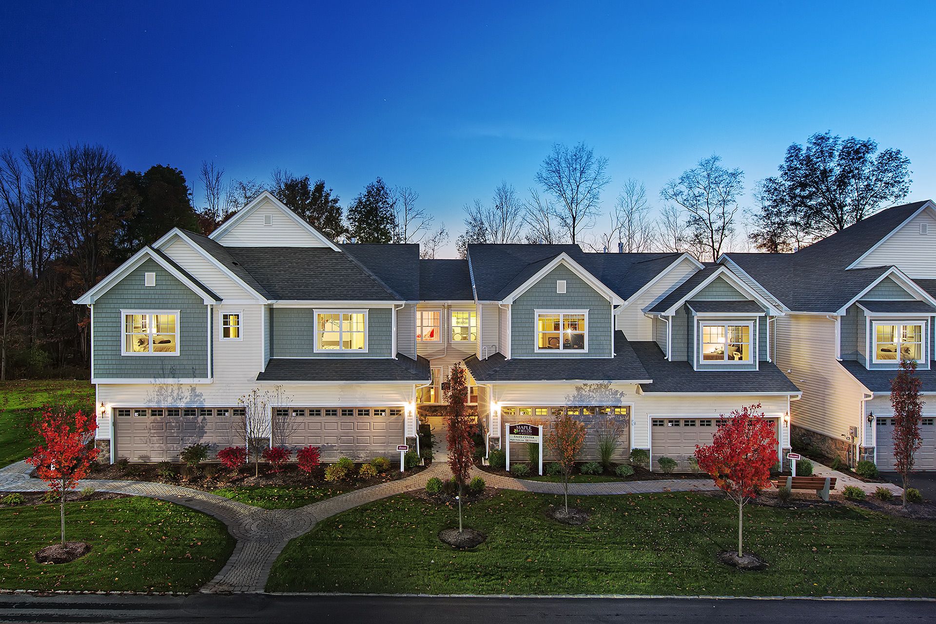 Maple Fields new townhomes built by Baker Residential