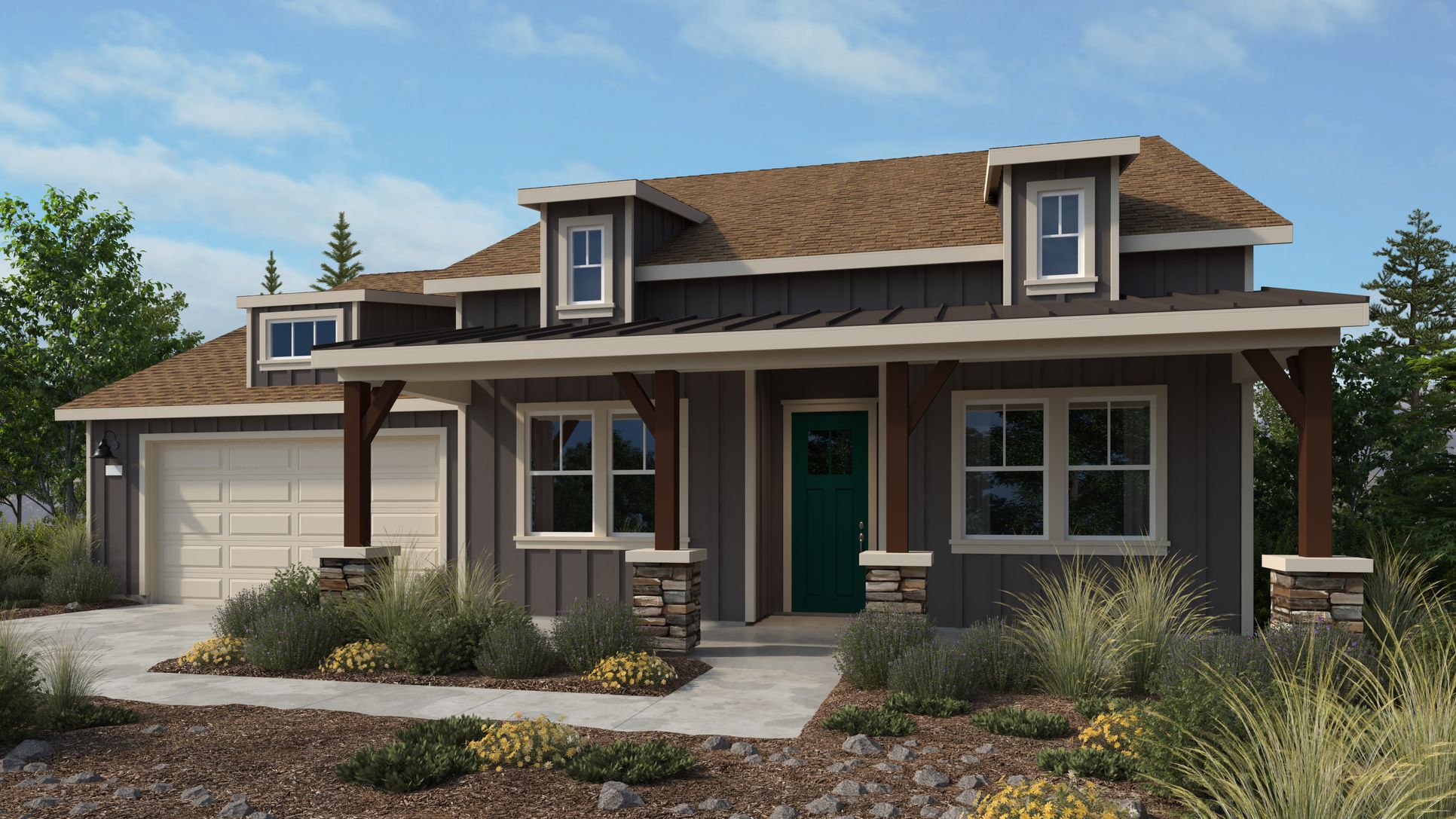 Bates Homes at RidgeWater Plan 1 B - 2 Car Garage