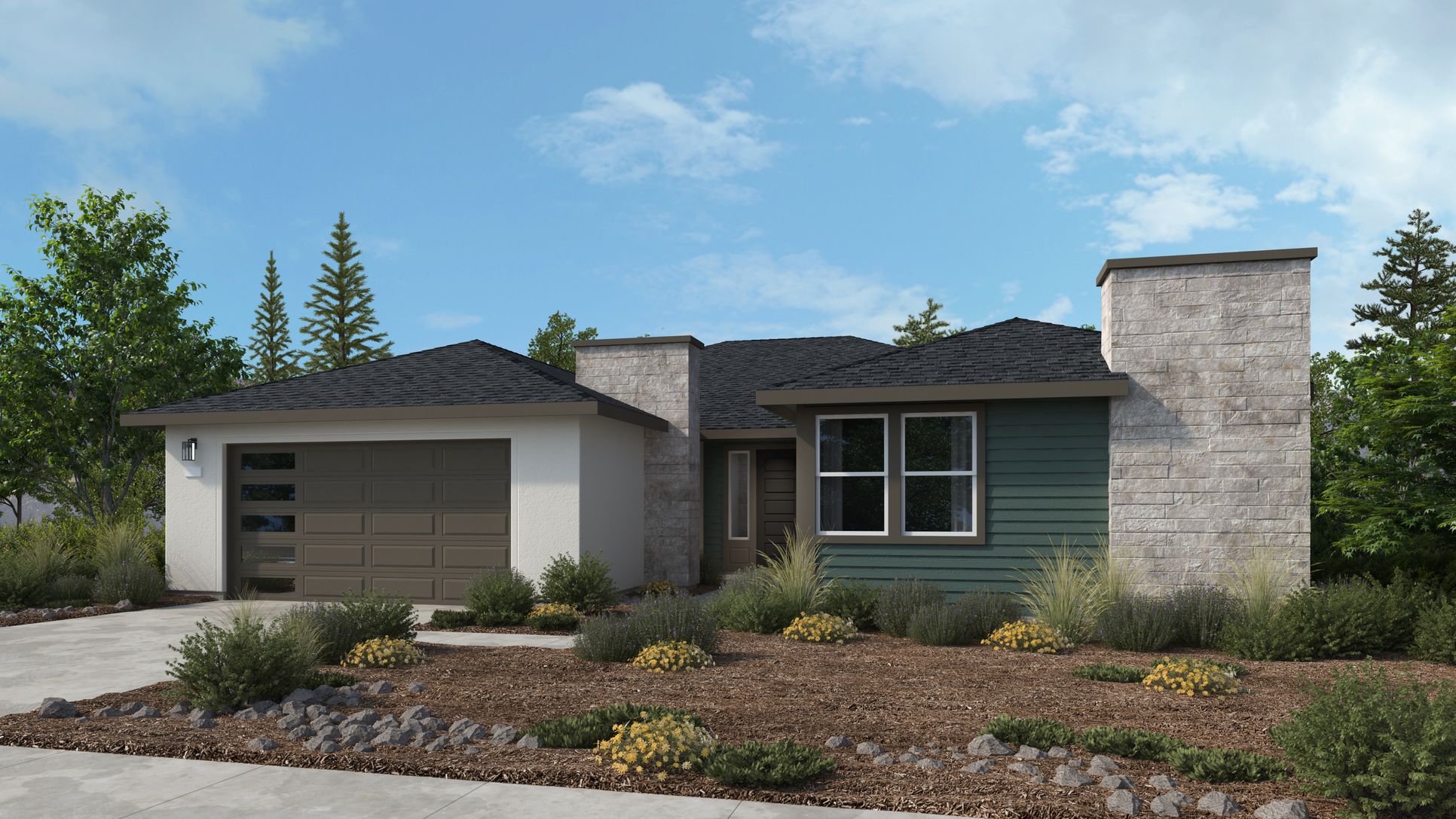 Bates Homes at RidgeWater Plan 2 C - 2 Car Garage