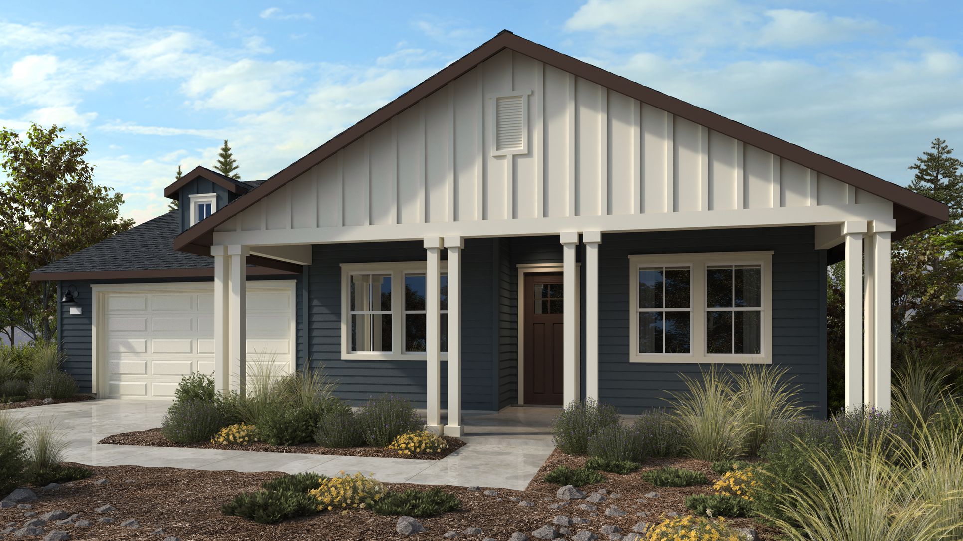 Bates Homes at RidgeWater Plan 1 A - 2 car garage