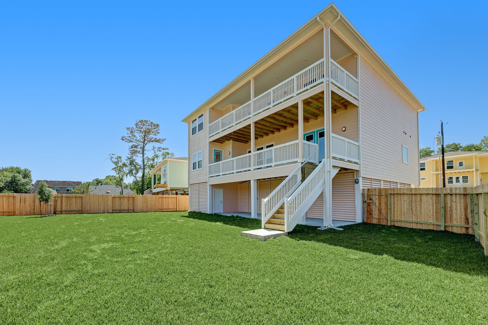 Back of the home
