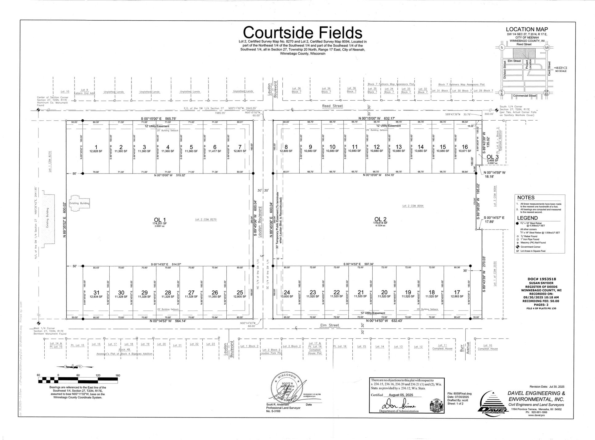 Courtside Fields – Neenah, Lots From $ 74,900,54915