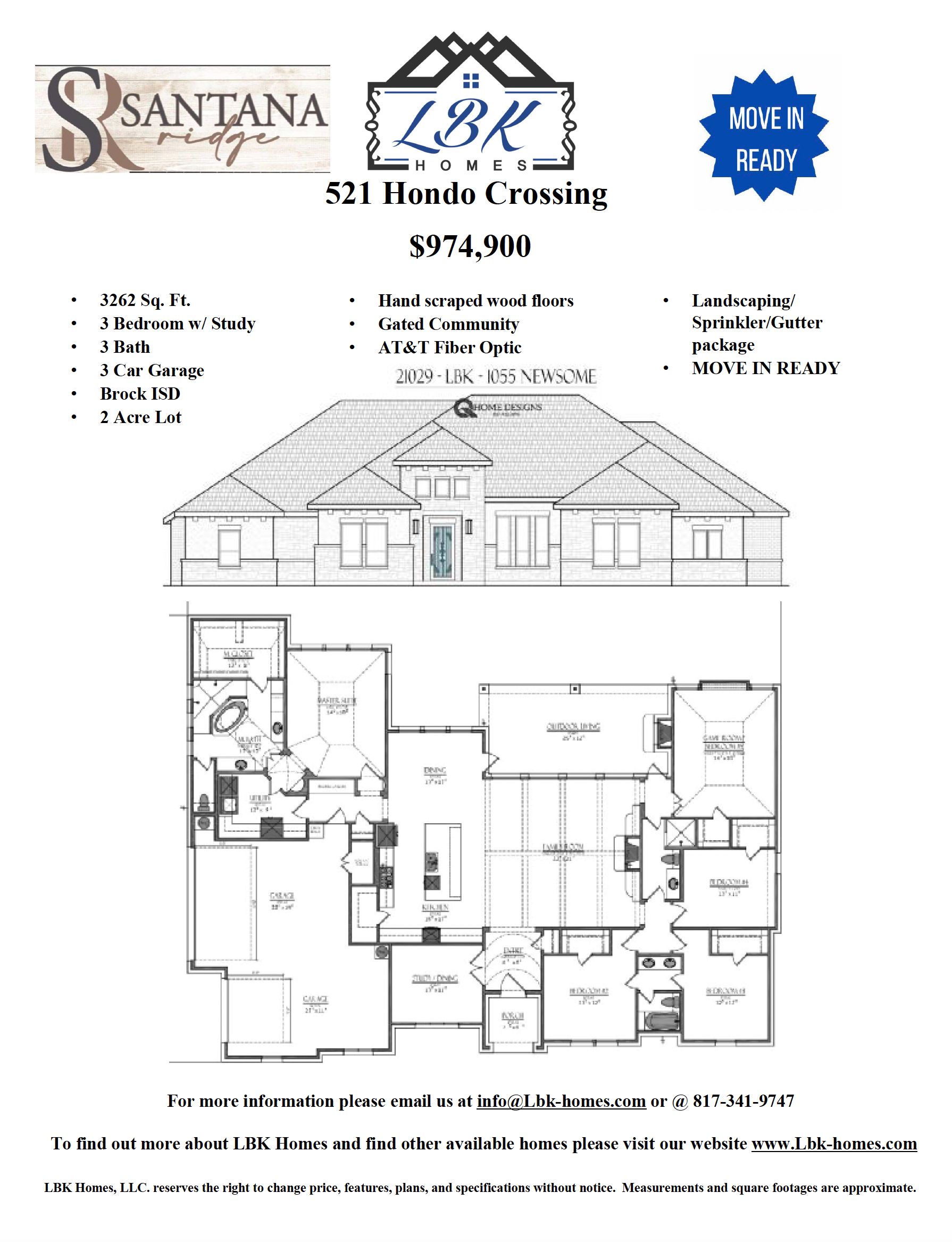 Santana Ridge Brock,76087