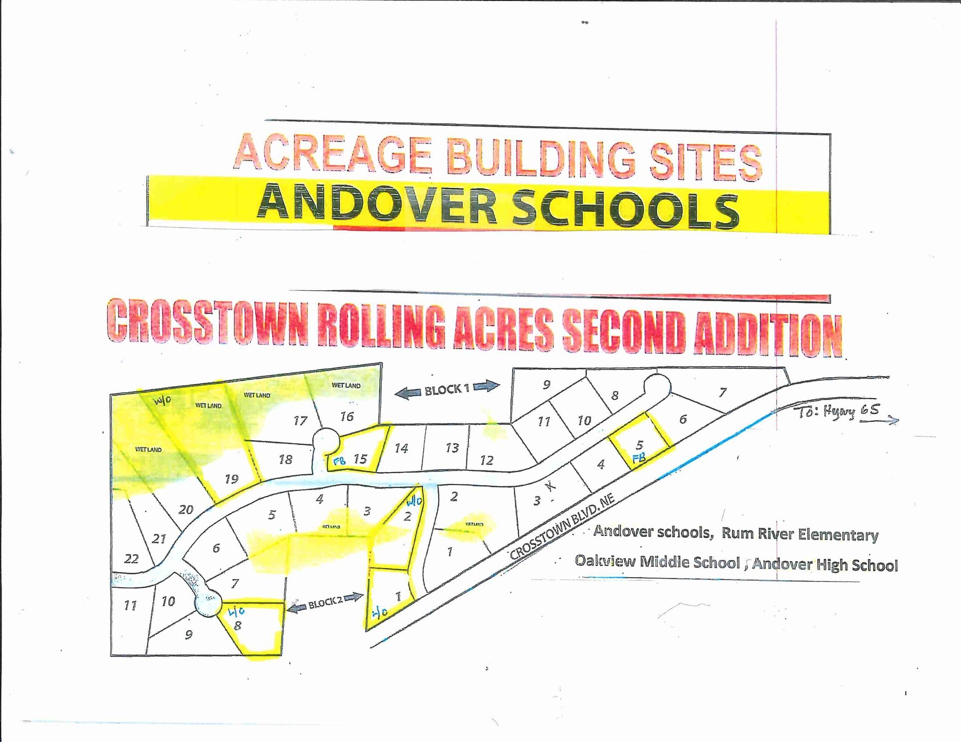 Crosstown Rolling Acres 2nd Addition Ham Lake,55304