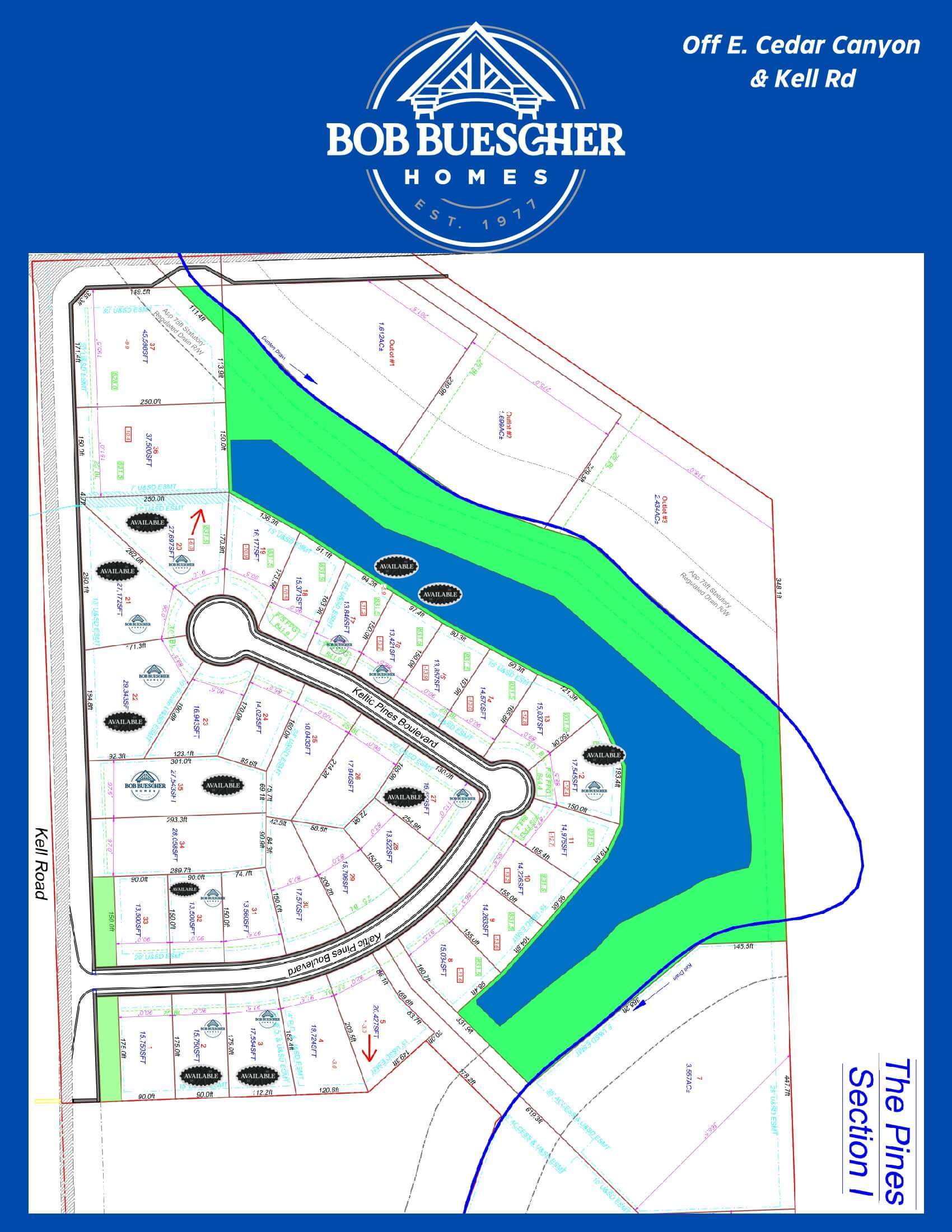 The Pines Communities Bob Buescher Homes,46703