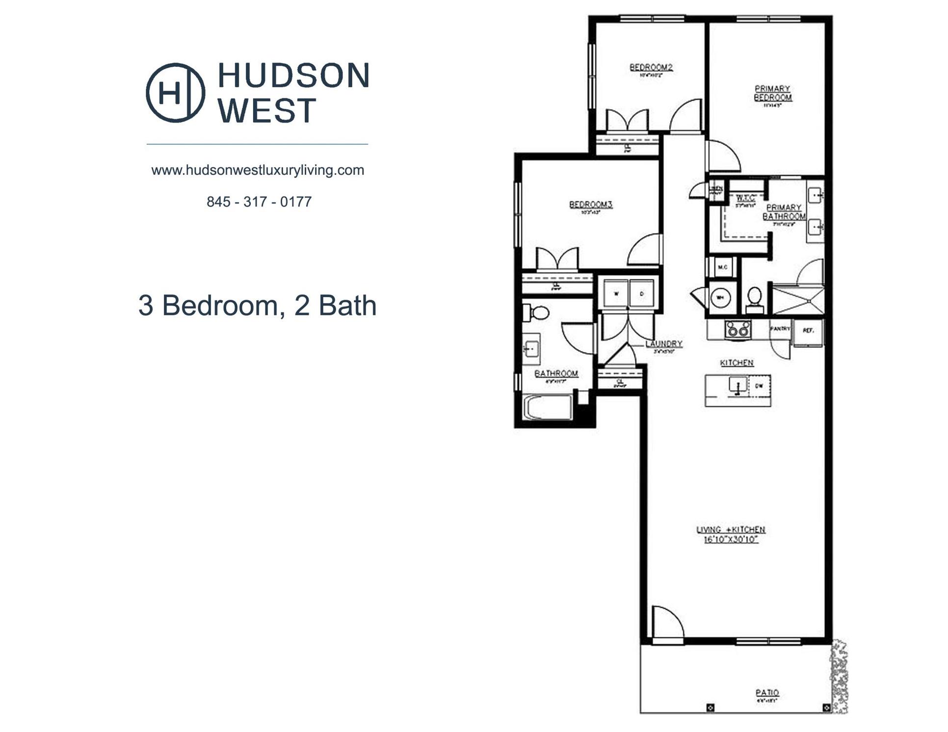 Hudson West Luxury Apartments,12542