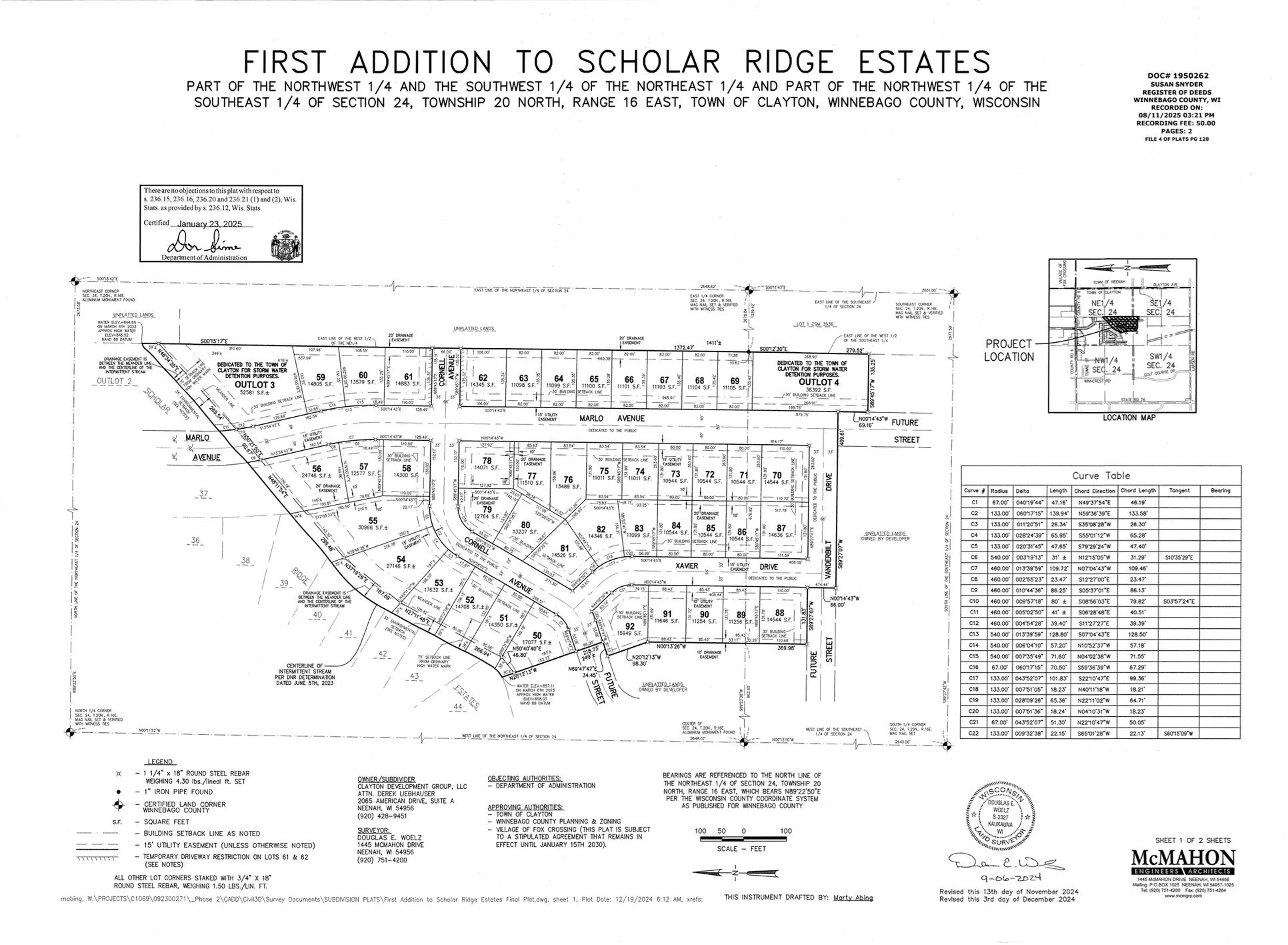 Scholar Ridge Estates,54956