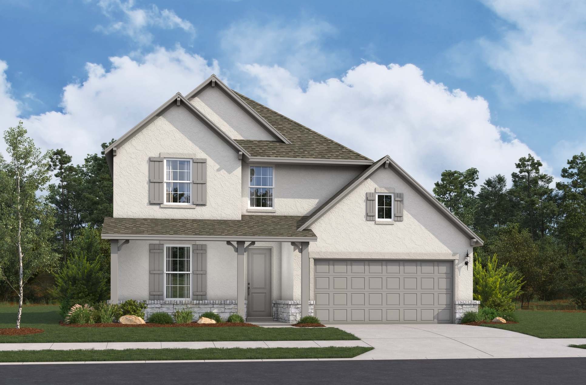 Exterior:Salado Hill Country L Elevation