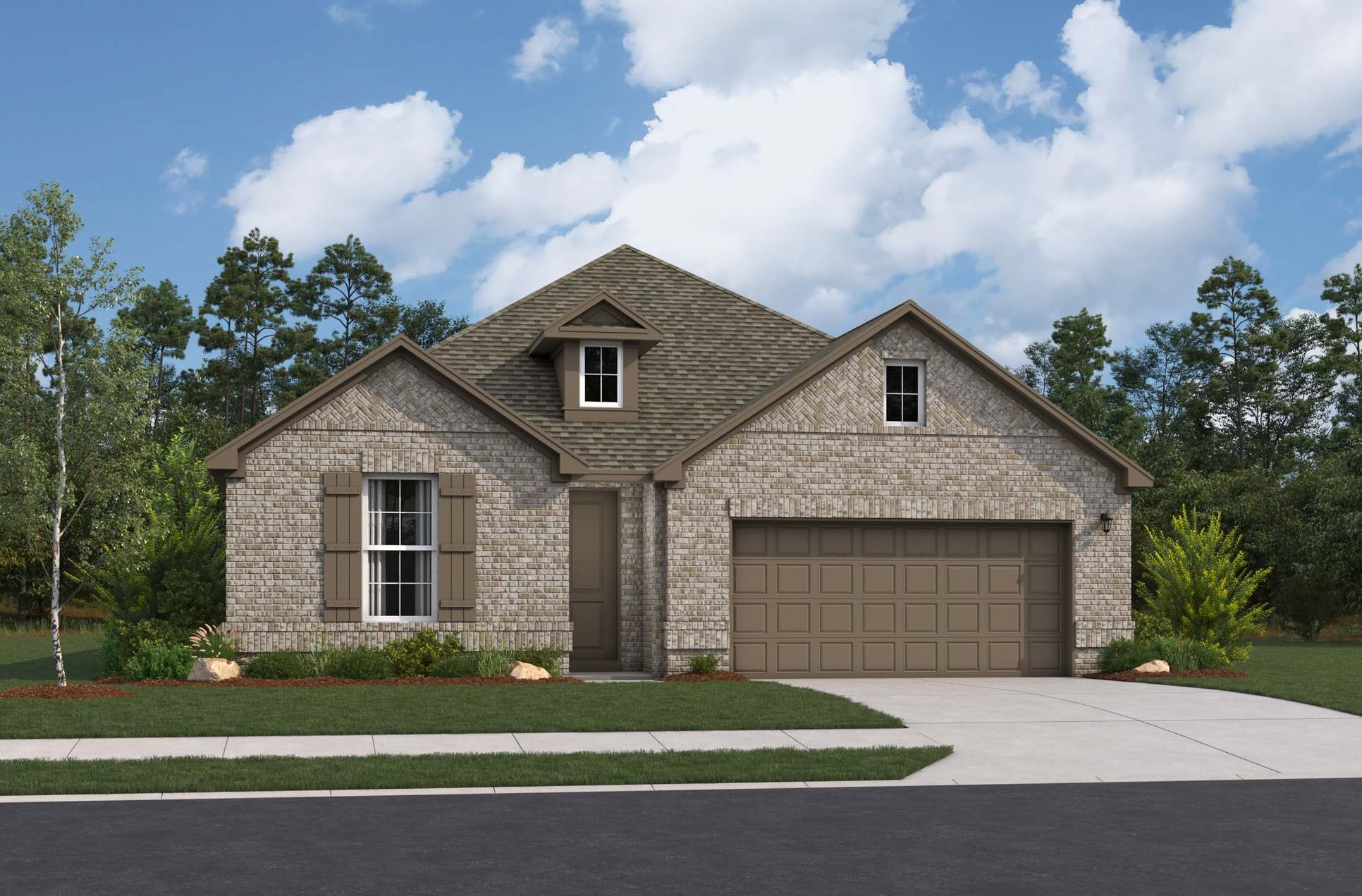 Exterior:Guadalupe Traditional L Elevation