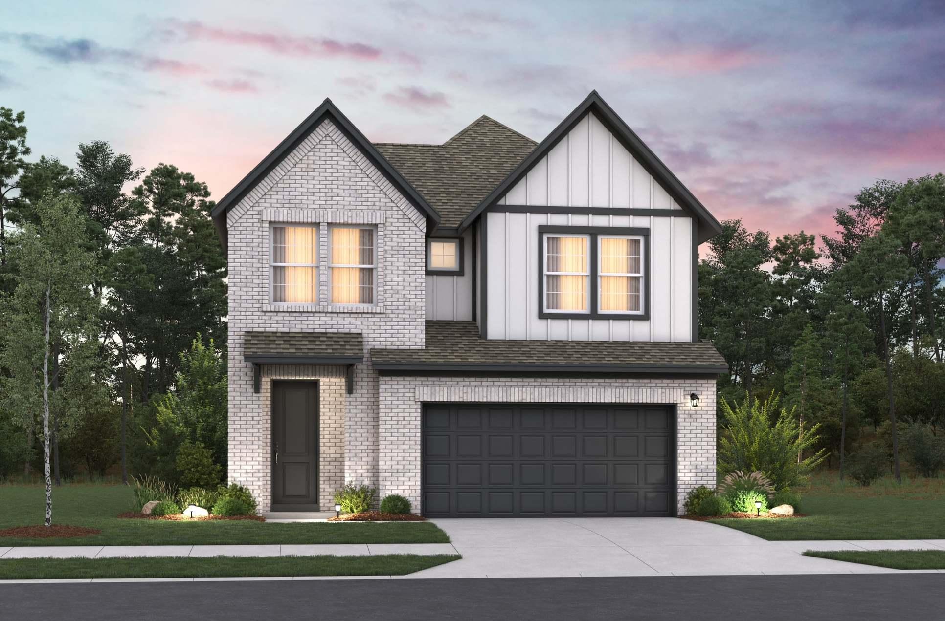 Exterior:Sheffield Traditional L Elevation