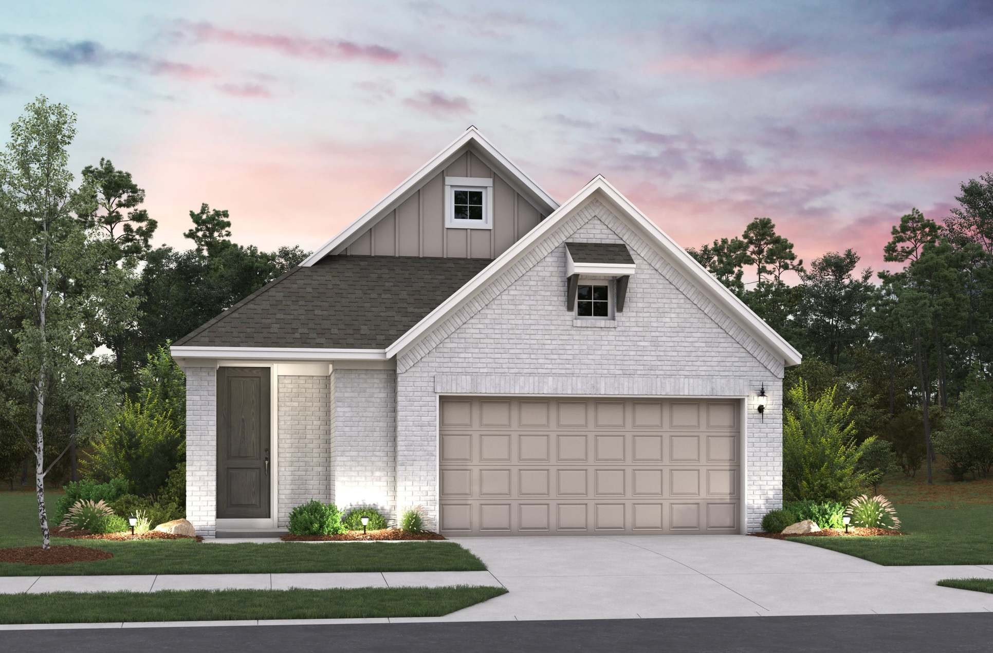 Exterior:Bristol Traditional L Elevation