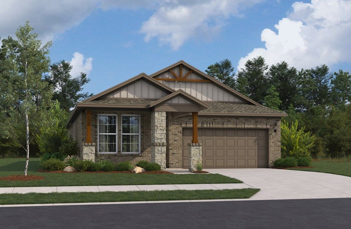 Exterior:Arts & Crafts A Elevation
