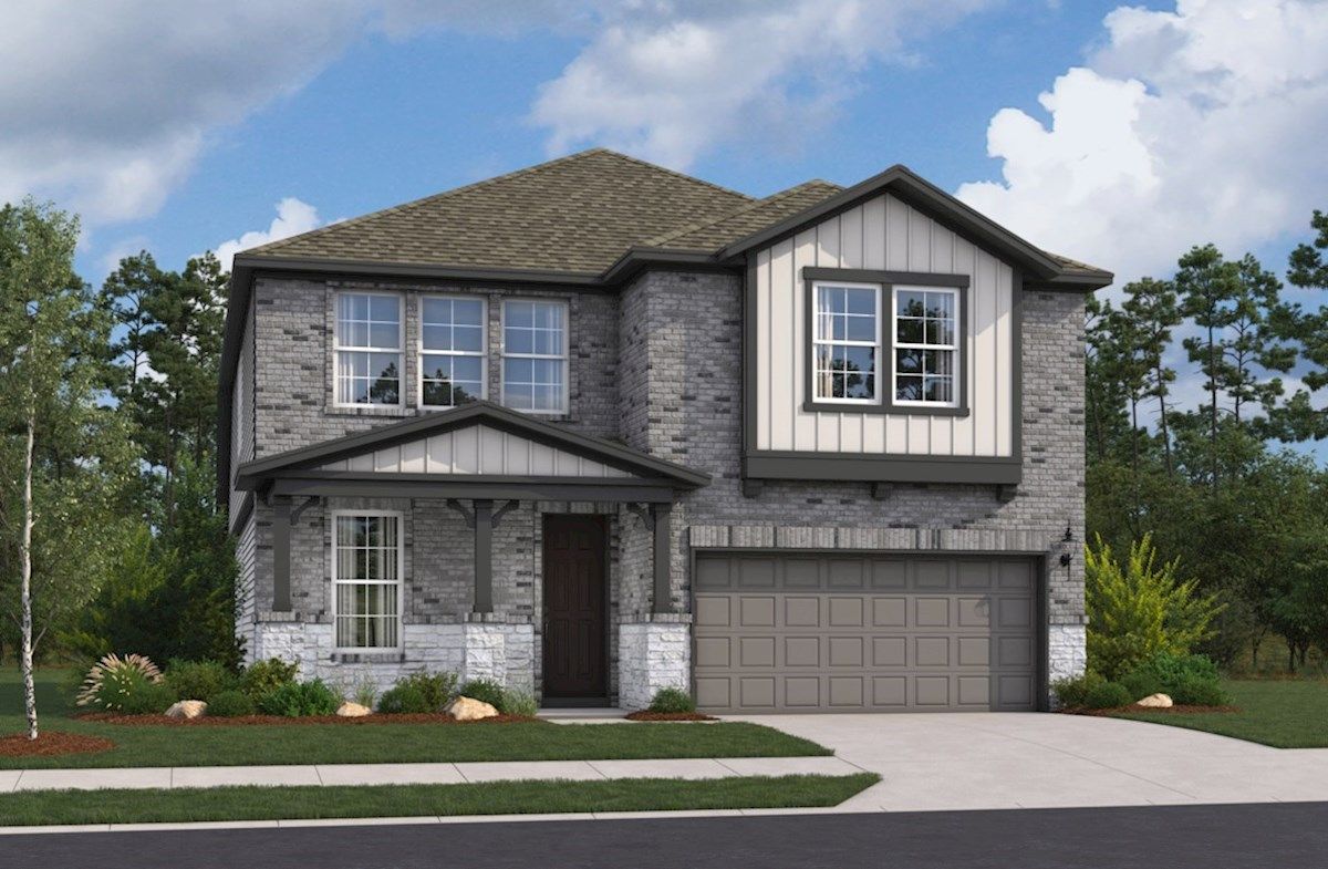 Exterior:Arts & Crafts A Elevation