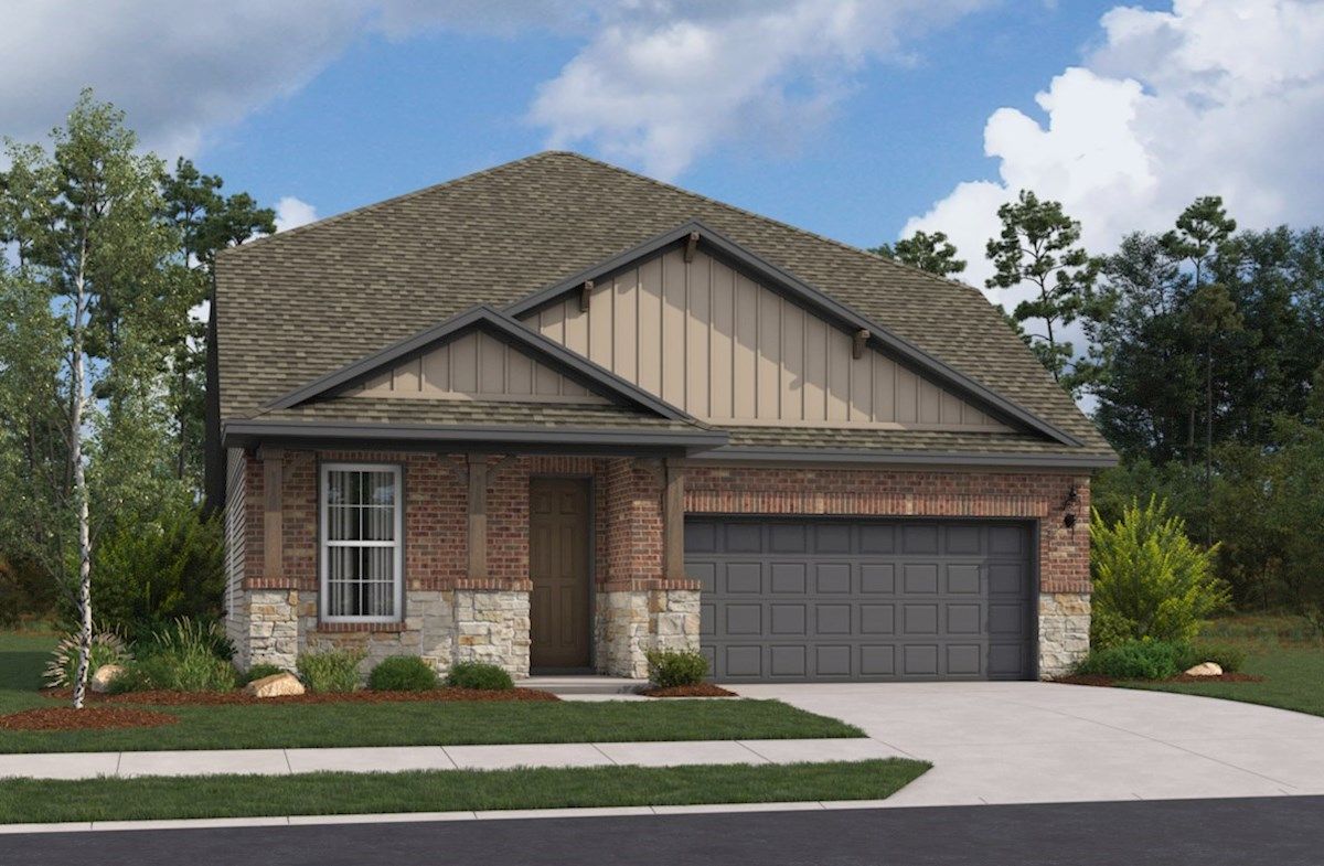 Exterior:Arts & Crafts A Elevation