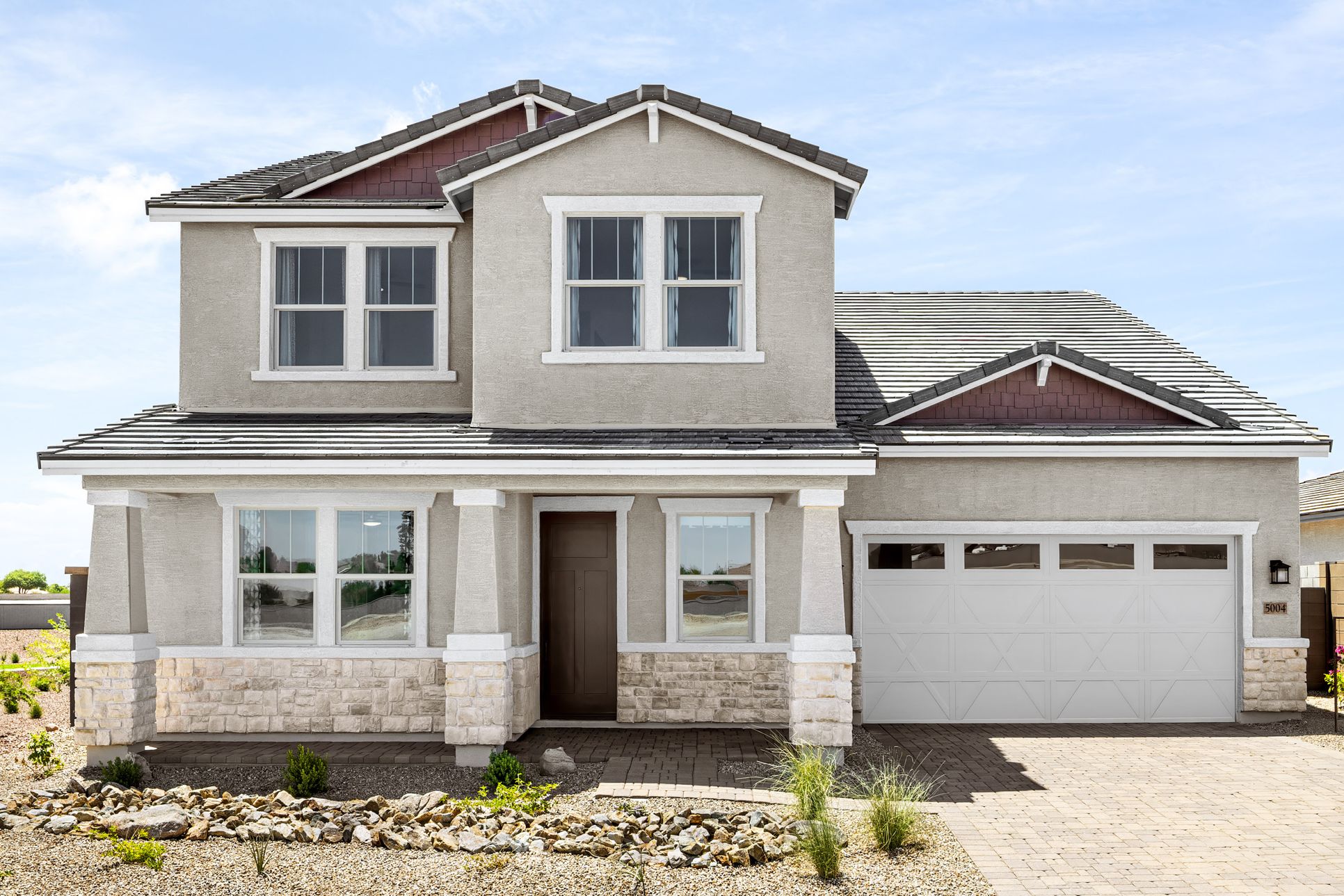 Exterior:Arts and Crafts L Elevation