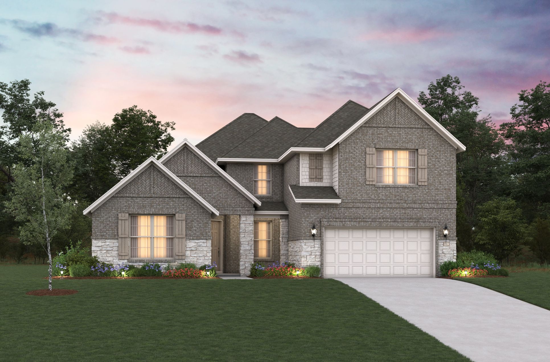 Exterior:Traditional L Elevation