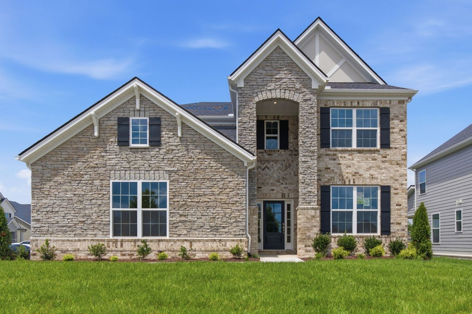 Dogwood English Revival L Elevation