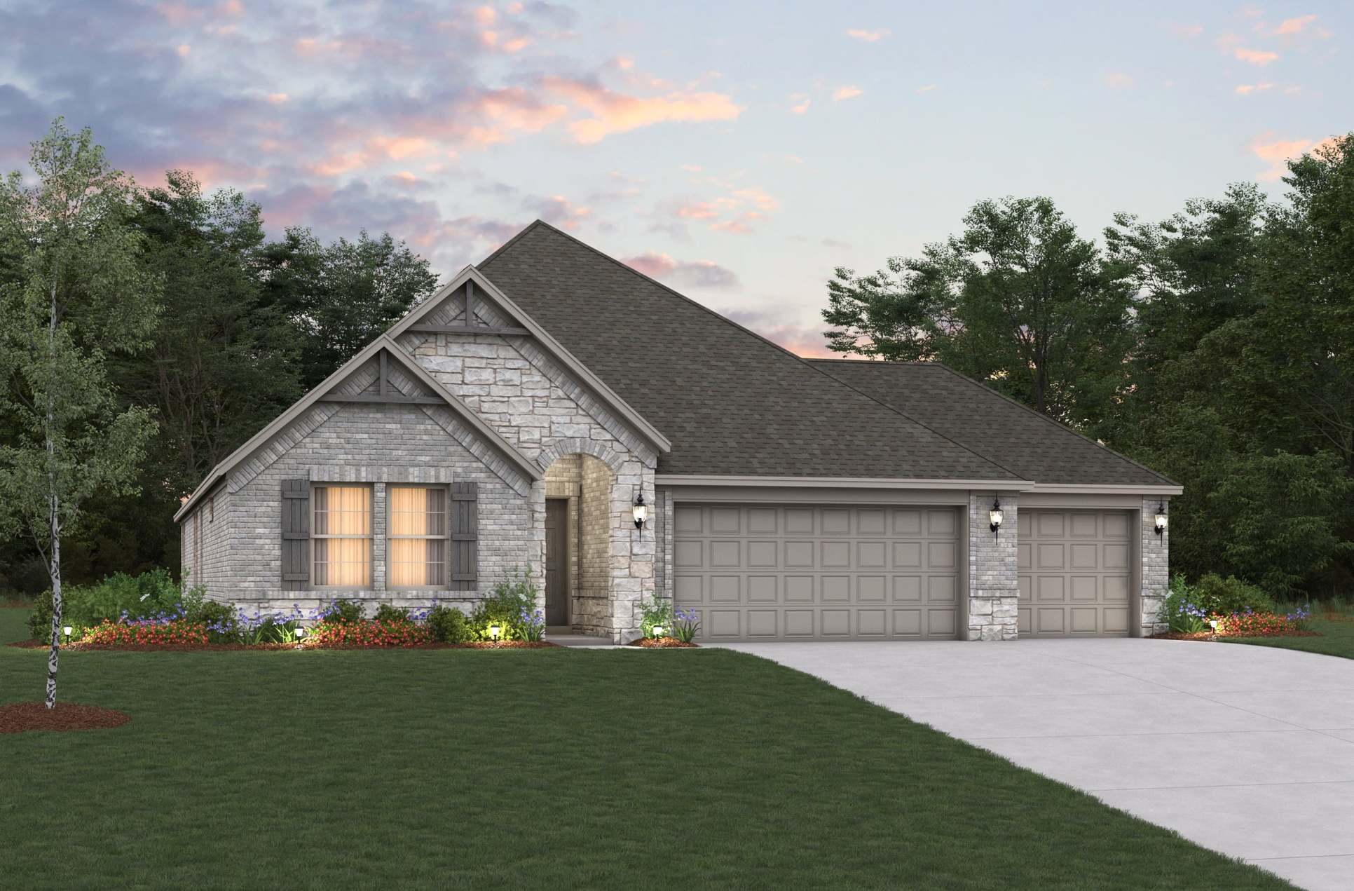Exterior:French Country A Elevation