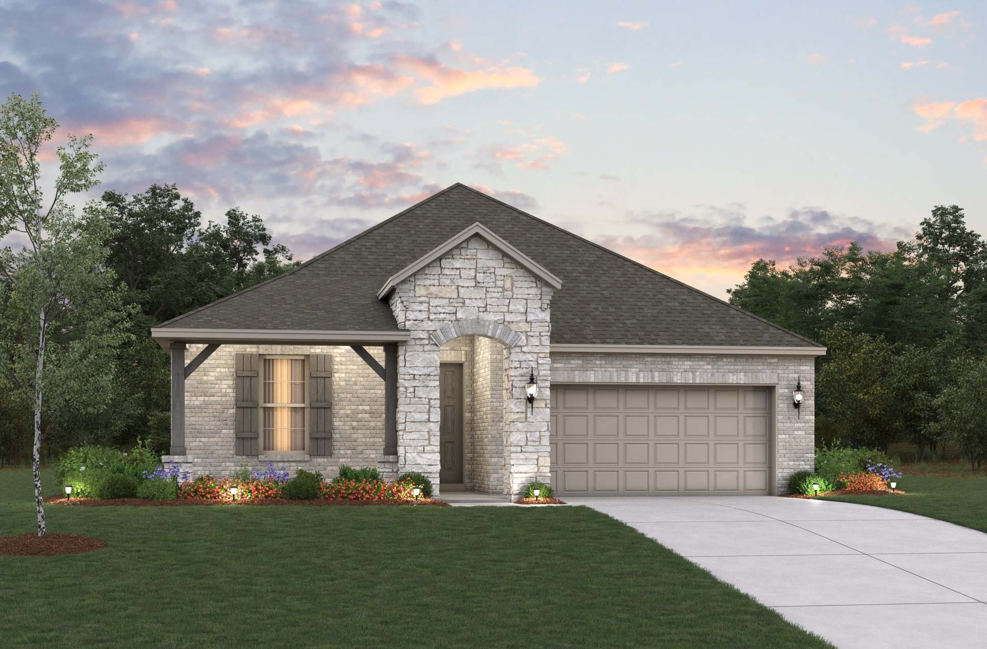 Exterior:Sierra French Country C Elevation