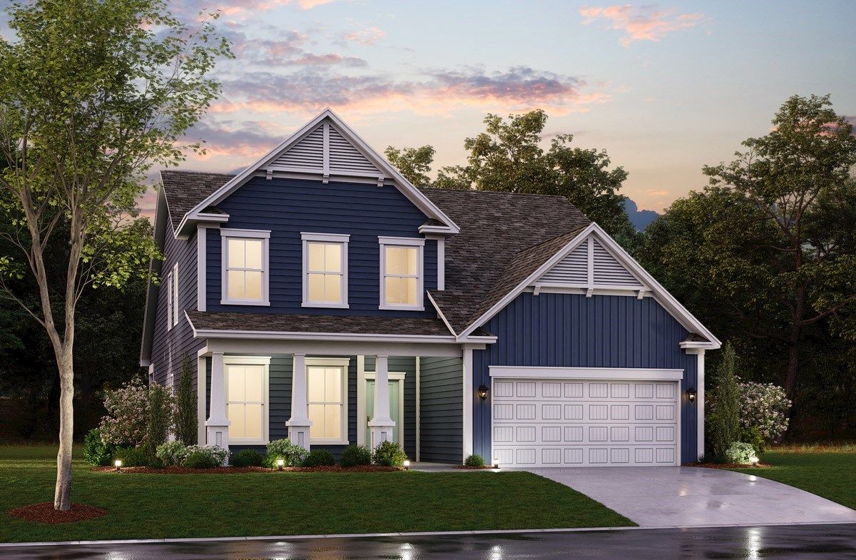 Exterior:Arts & Crafts L Elevation