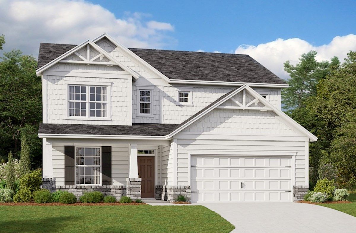 Exterior:Arts & Crafts M Elevation