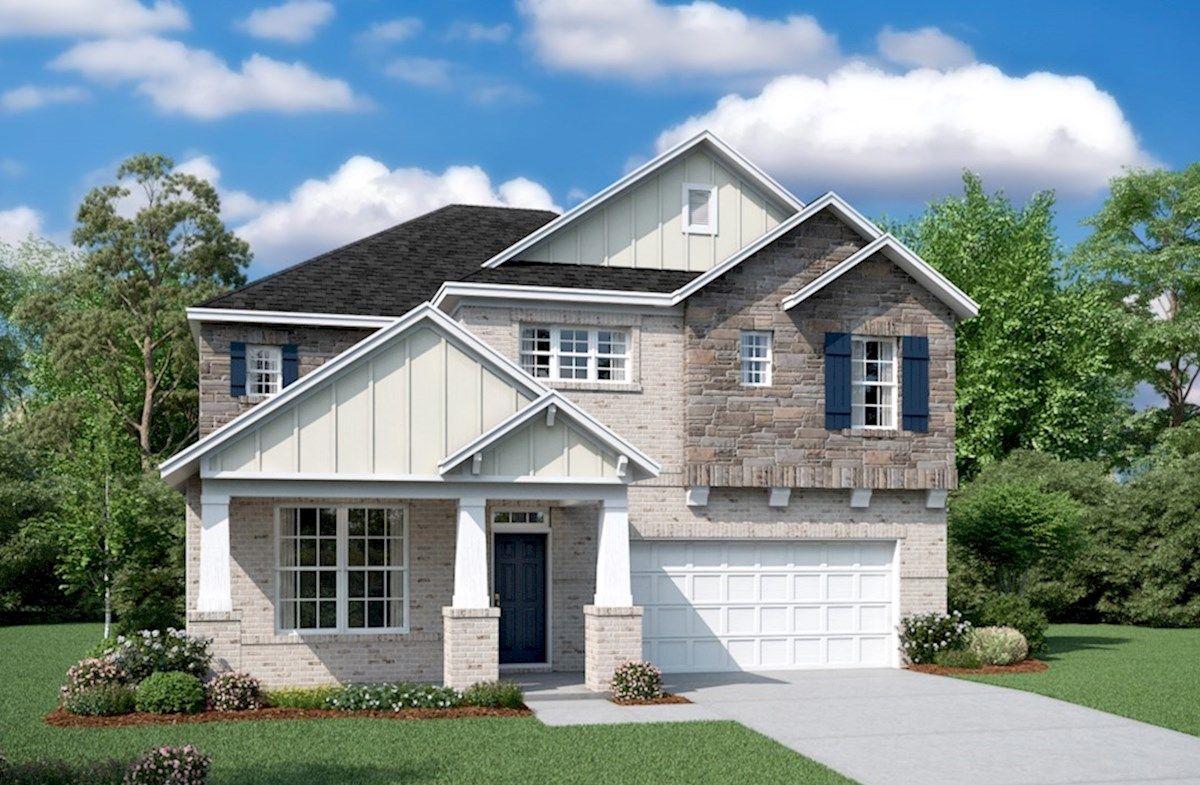 Exterior:Arts & Crafts L Elevation