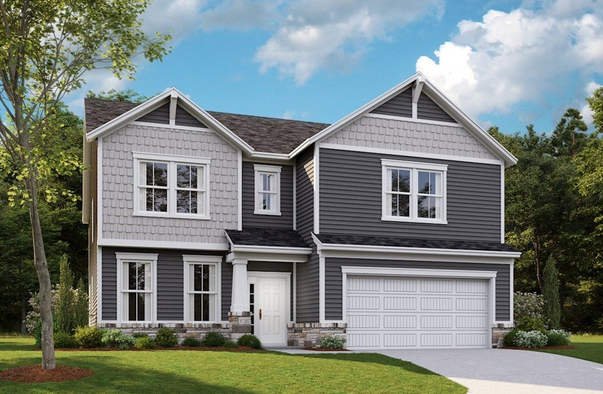 Exterior:Arts & Crafts L Elevation
