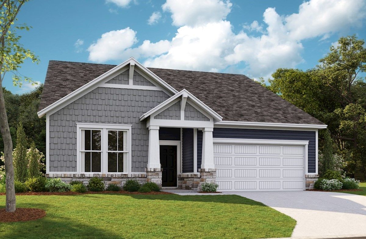 Exterior:Arts & Crafts L Elevation
