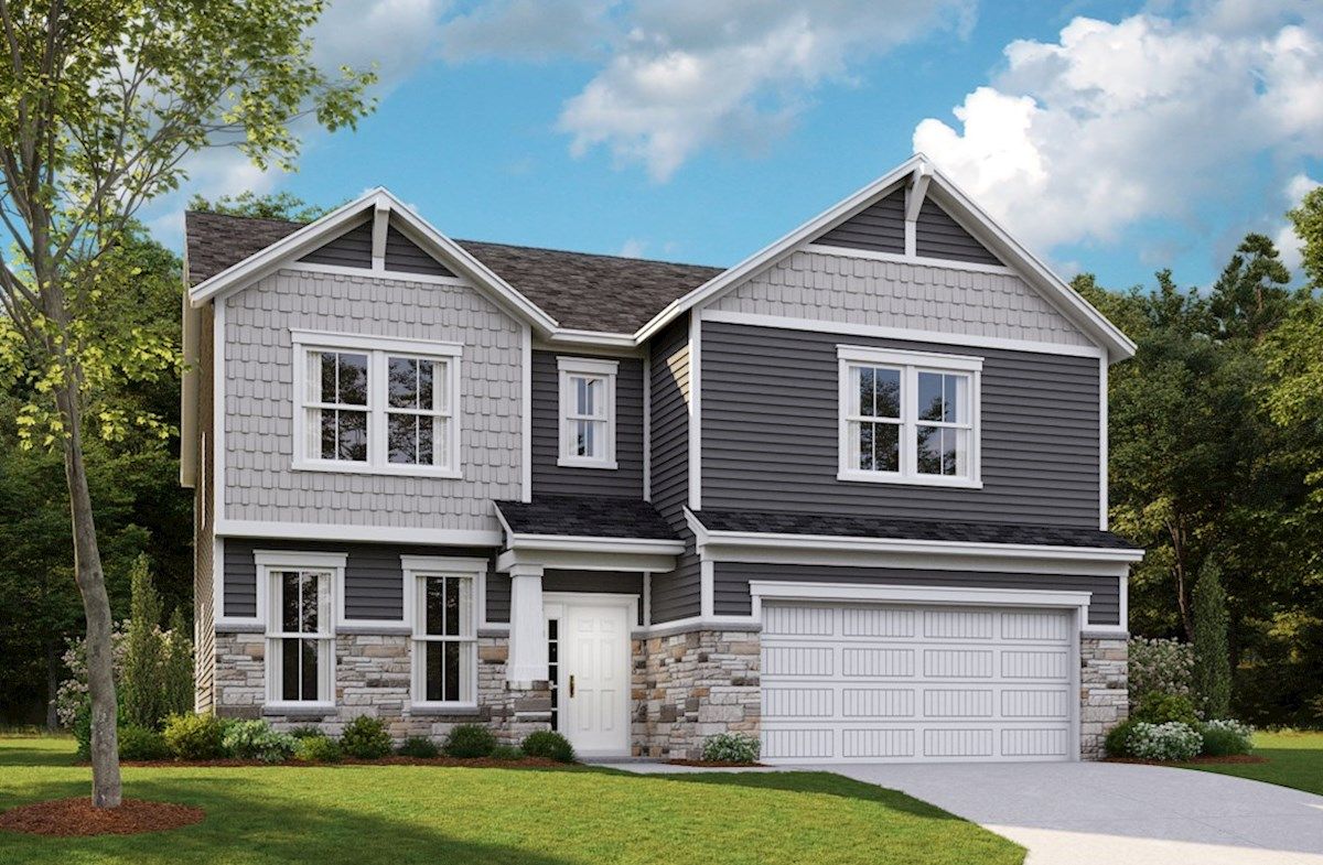 Exterior:Arts & Crafts L Elevation