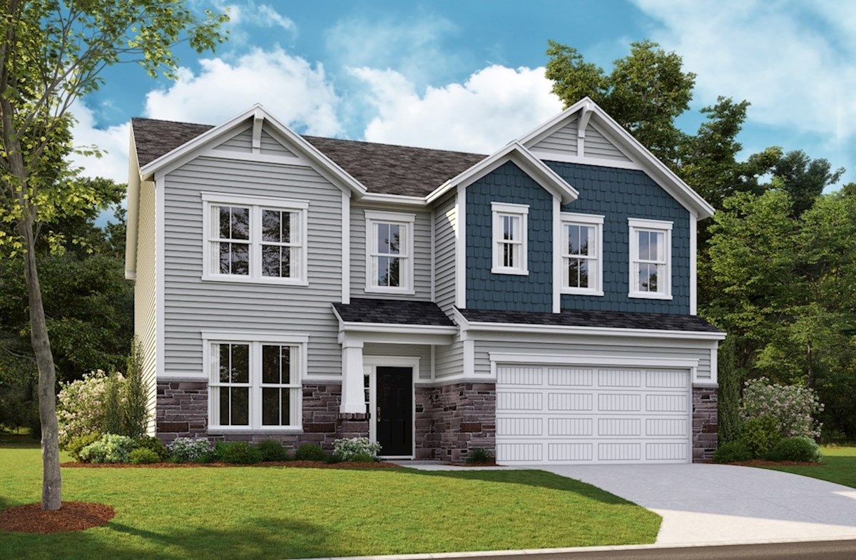 Exterior:Arts & Crafts L Elevation