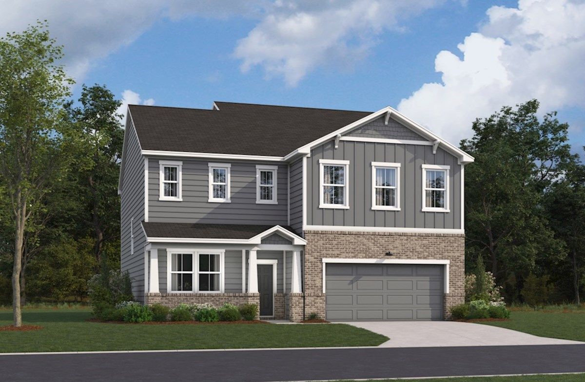 Exterior:Arts & Crafts A Elevation