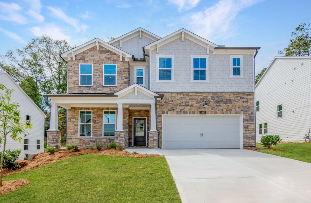 Exterior:Arts & Crafts L Elevation