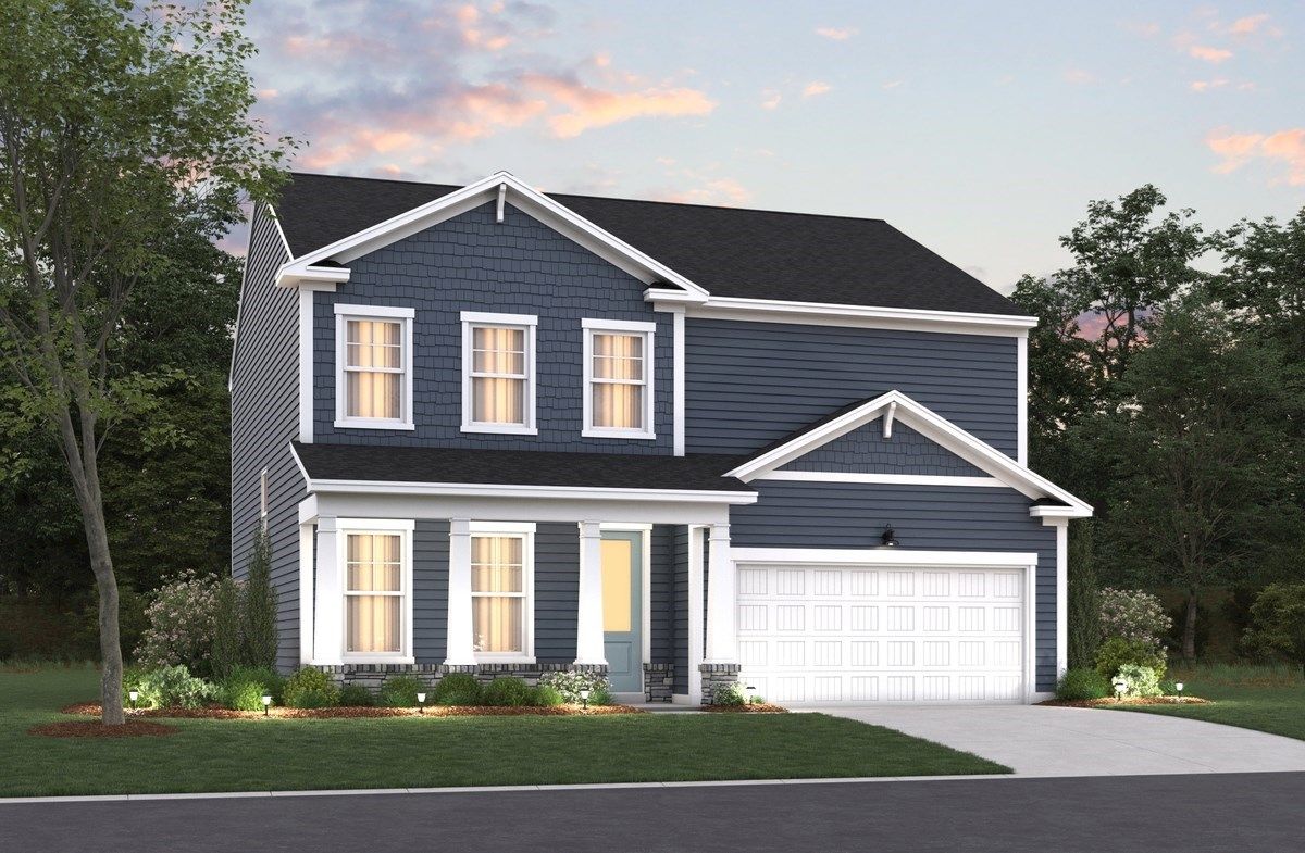 Exterior:Arts & Crafts A Elevation